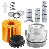 GZZTORES 15620-31060 Engine Oil Filter Cap Assembly Kit, Compatible with Toyota Lexus Vehicles - Avalon Camry Highlander RAV4 Si
