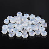 Youngbling Large Hole Gemstone Beads for Jewelry Making,Loose Macrame Natural Stone Beads Pack of 15,Opal Stone(8 * 14mm)