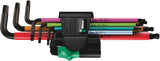 Wera 05022534001 950/7 Hex-Plus Multicolour Magnet 1 L-key set, metric, BlackLaser, 7 pieces
