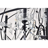 Living District Cordelia 12-Light Transitional Metal Pendant In Black