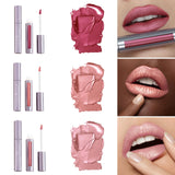 Runway Rogue Silk Glam Liquid Lipstick Lip Trio, Long Wear Frosted Liquid Lipstick Pack, (First Class, Jet Set, Trophy Wife)