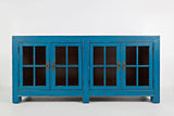 Aquitaine 70'' Distressed Farmhouse Accent Cabinet