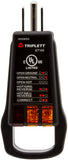 Triplett ET102 Standard Outlet/Receptacle Tester with 5 Visual Indicators