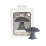 ezpz Mushroom Sponge (Gray) OdorResistant Kitchen Sponge with Soft Bristles, NonSlip Handle, Suction Base Gently Cleans Pa