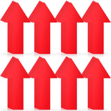 40 Pieces 8 Inch Arrow Sticker,Removable Adhesive Directional Sign Floor Decal Waterproof Arrow Marking Safe Road Instructions S