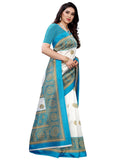 Satrani Womens Art Silk Saree (2019St120_Sky Blue)