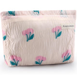 ZLFSRQ Cherry Makeup Bag for Women Cute Pink Cosmetic Bag Zipper Makeup Pouch for Purse Large Capacity Travel Toiletry Bags Aest