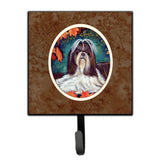 Caroline'S Treasures Autumn Leaves Shih Tzu Leash Or Key Holder 7182Sh4, Small, Multicolor
