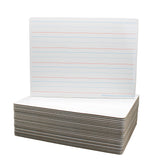 Flipside Products 9 x 12 Magnetic Lined Two-Sided Dry Erase White Boards, Class Pack, Double Sided Lapboard for Class, Reusable