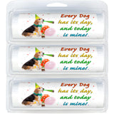 Happy Birthday Mini Toilet Paper Rolls | Great Gag Gift | Cute Party Favor | Useful Gift Idea | Birthdays & Treats (3-Pack) (764