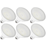 Sunco 6 Pack PAR38 LED Flood Light Outdoor Bulb, Exterior Waterproof Spotlight Lighting, 2800 LM, 20W (250W Equivalent), 3000K W