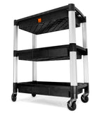 WEN 73163 ThreeTray 300Pound Capacity Triple Decker Service and Utility Cart