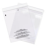 Spartan Industrial 5 X 7 (1000 Count) Self Seal Clear Poly Bags with Suffocation Warning for Packaging, T Shirts & Per