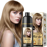Joyful Young Natural Hair Dye Shampoo 3 IN 1, Gray Hair Coverage, Vegan, Ammonia-Free & Paraben-Free Hair Coloring Shampoo for W