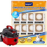 KEEPOW Shop Vac Bags Compatible with Craftsman 4 Gallon Wet/Dry Vacuum