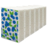 Scratch Scrub Sponge, 6 Pack Kitchen Sponges for Cleaning Around the Home, Bathroom & More, Large Size ScratchFree Dish Scrub