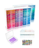 Diamond Painting Trays with Lids and Diamond Art Storage, 60PCS Diamond Art Accessories with Storage Containers, 2-in-1 Drill St