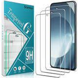 Slanku (3 Pack Screen Protector for Samsung Galaxy S23 FE 5G Tempered Glass Film, Fingerprint Unlocked, Easy Installation, Anti-
