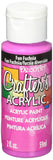 DecoArt DCA99-3 Crafter's Acrylic Paint, 2-Ounce, Fun Fuchsia