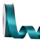 Ribest Teal Double Faced Satin Ribbon, 7/8 Inch Continuous 25 Yard Fabric Ribbon for Crafts Gift Wrapping Hair Bows Wedding Part
