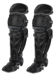 Mizuno Samurai Fastpitch Softball Women's Shin Guards 15 BLACK-GREY