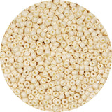 Bala&Fillic Beige Color 4mm Seed Beads About 1200pcs/100Grams in Bag, 6/0 Glass Craft Beads for Making Bracelet and Necklace (Be