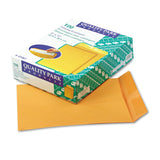 Quality Park 41467 Quality Park Catalog Envelopes, Heavyweight/Gummed, 9x12, 28lb, Kraft, 100/Box