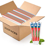Kocpudu Travel Toothpaste Bulk, 10g/0.35oz Disposable Toothpaste, Mint Flavor, Suitable for Hotels, Camping, Guests, Homeless In