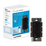 Lutron Caseta Smart Dimmer Switch for ELV+ Bulbs, 250W LED, PD5NEBL, Black