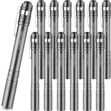 Tujoe 12 Pack LED Penlight Bulk, Pocket Flashlight with Clip, Aluminum Pen Flashlights Mini Pen Light for Nurses Hospital Outdoo
