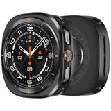 ZZDZZ Metal Case Compatible with Samsung Galaxy Watch Ultra 47mm (2024) with Back Cover, Rugged Ultra Thin Hard Frame Protective