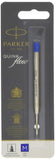 PARKER 1950371 1950371 Ballpoint Pen Oil-Based Refill, Medium, Quink Blue, Set of 5