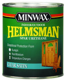 1 qt Minwax 63205 Clear Helmsman Indoor/Outdoor Spar Urethane, Satin