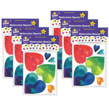 North Star Teacher Resources Watercolor Hearts Accents, 48 Per Pack, 6 Packs (NST32156)