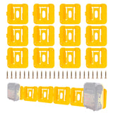 GIPFTYAG 12 Pack Battery Holder for Dewalt 20V Battery Mounts Dock Holder Fit for DCB200 DCB201 DCB202 DCB203 DCB204(w/24 Screws
