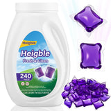 Heigble 240 Count Laundry Detergent Pods Bulk for Wash, Lavender Scent