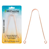 Omidazzle Midazzle Ayurvedic Copper Tongue Cleaner For Kids&Adults With Ergonomic Handle Natural Copper Tongue Scraper For Bette