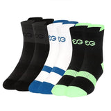 Supergear Cycling Multi Featured Ankle Length Socks For Men Pack Of 3 (Colour Style 2)