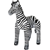 Jet Creations Zebra Inflatable 32 H x 30 L - Blow Up Animal Toy for Kids 3+ - Safari Party, Birthday, Holiday, Fall & Halloween