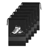 Pujara Shoe Bag For Travel, Shoe Cover | Travel Shoe Storage Bags | NonWoven Storage Bag | Shoe Cover With Drawstring | Shoe Or