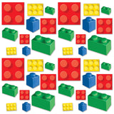 Beistle 40 Piece Building Blocks Cutouts, 4-11.25, Multicolor