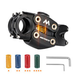 MEROCA Suspension Stem for Bikes, Shock-Absorbing Bicycle Handlebar Stem, Bike Stem Mountain Bike Stem Short Handlebar Stem for