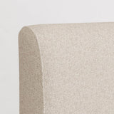 Nectar Upholstered Headboard - Twin XL - Linen - Attachable to Bamboo Bed Frame (Sold Seperately) - Easy Tool Free Set Up - Cont