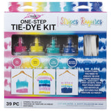 Tulip OneStep TieDye Kit 4 Color Stripe Dye DIY Activity & Gift Idea, Multicolor
