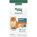 Nutro Wholesome Essentials Senior Dry Cat Food, Chicken & Brown Rice Recipe, 3 lb. Bag