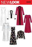 New Look Sewing Pattern 6305 Misses Dresses, Size A (10121416182022)