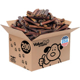 ValueBull USA Collagen Sticks for Dogs, 6 Inch Super Jumbo Chews, Natural Long-Lasting Dog Treats, 200 Count Wholesale Pack - Pr