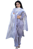 Gosriki Women'S Rayon Viscose Straight Printed Kurta With Pant & Dupatta (Jumera Blue-Gs_Xxl_Blue_Xx-Large),Lavender,2,B0DZ6XBBZN