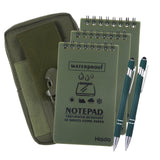 6 Pcs Waterproof Notebook Set, Write in The Rain Notebook, All Weather Notebook, Police Notepad, Field Notes Notebooks, 3 5inch