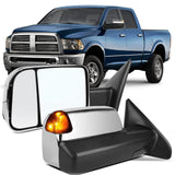 OCPTY Tow Mirrors For 2011-2015 For Dodge For Ram 1500 2011-2015 For Dodge For Ram 2500/3500 2010 For Dodge For Ram 1500/2500 Wi